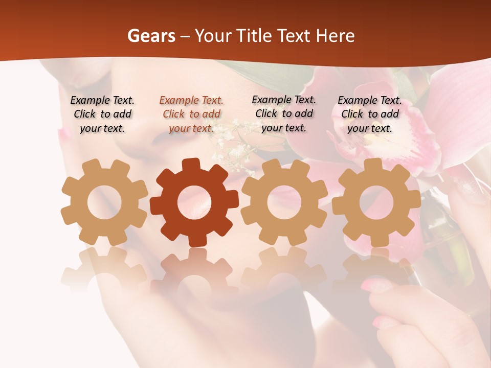 Nature Clean Orchid PowerPoint Template