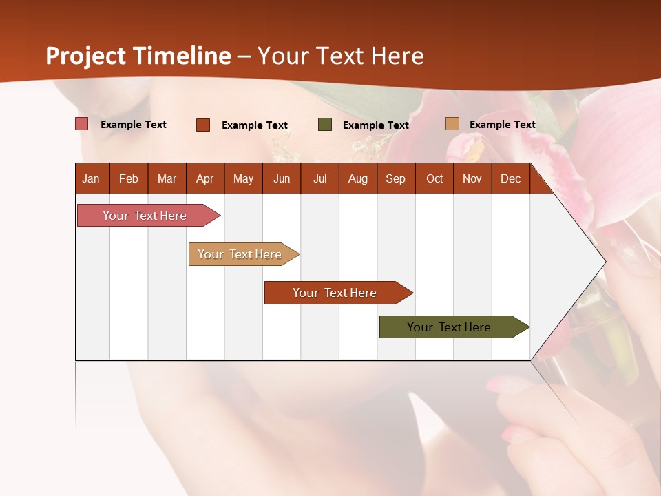 Nature Clean Orchid PowerPoint Template
