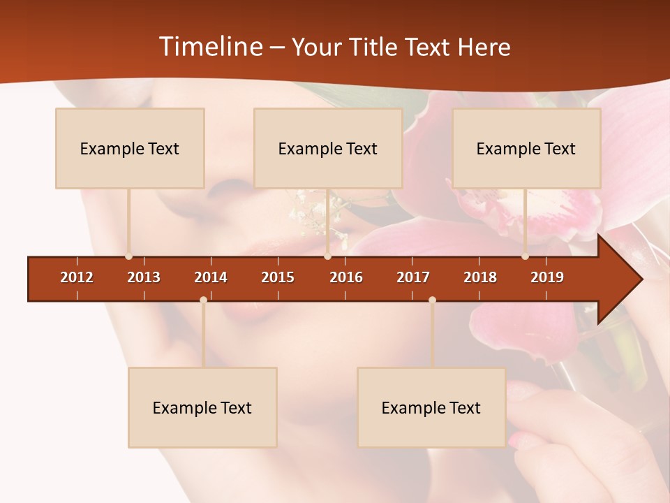 Nature Clean Orchid PowerPoint Template