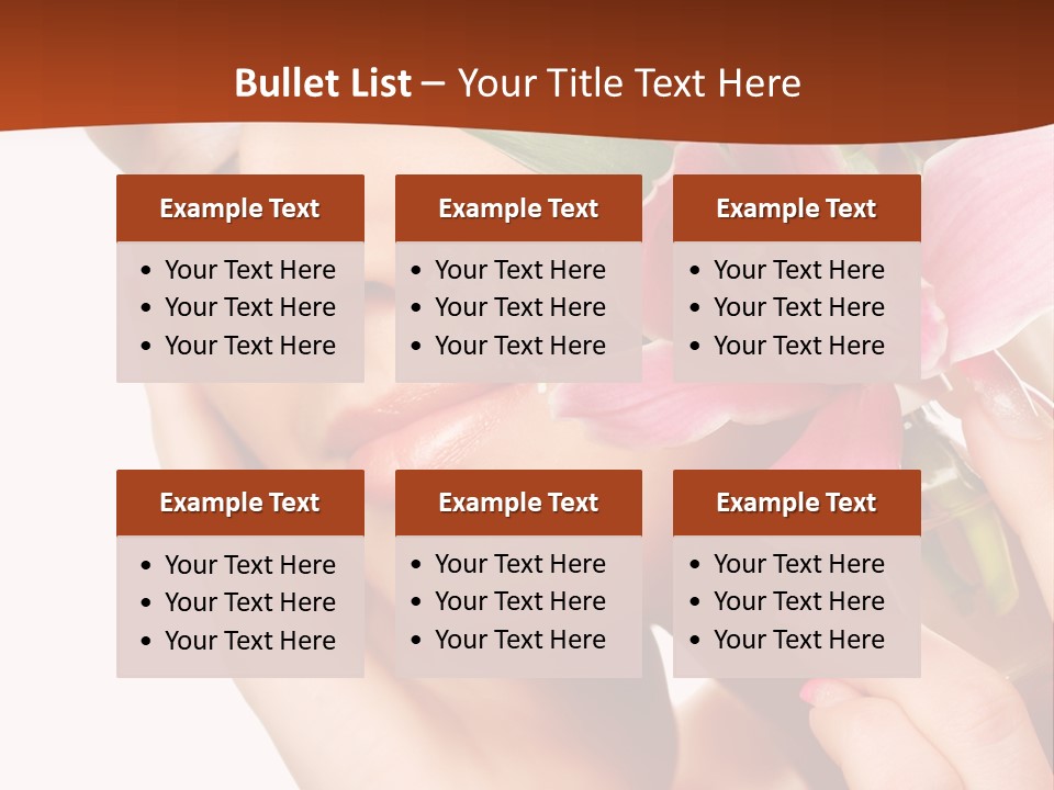 Nature Clean Orchid PowerPoint Template