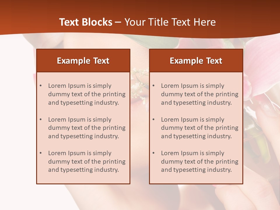 Nature Clean Orchid PowerPoint Template