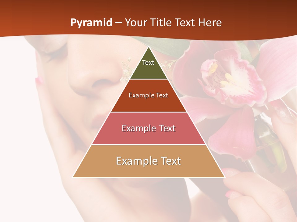 Nature Clean Orchid PowerPoint Template