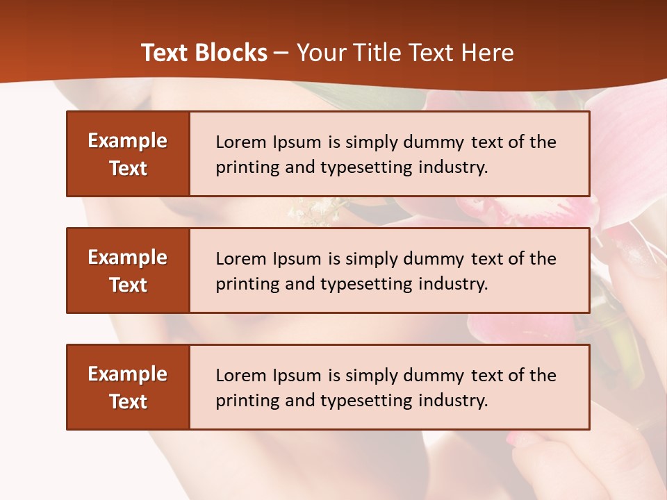 Nature Clean Orchid PowerPoint Template