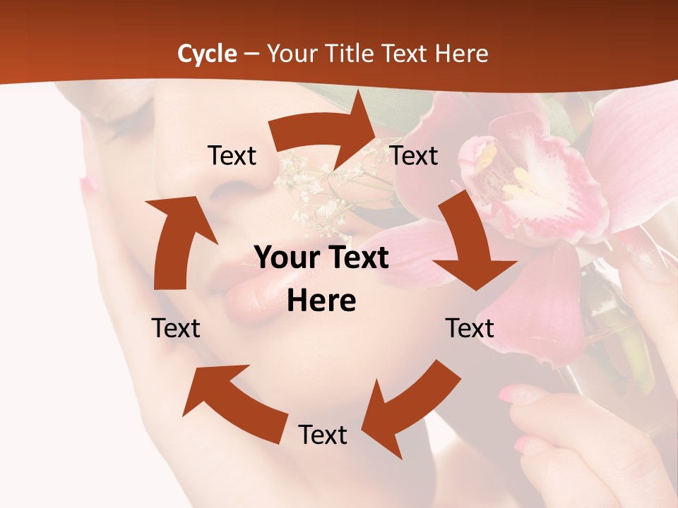 Nature Clean Orchid PowerPoint Template