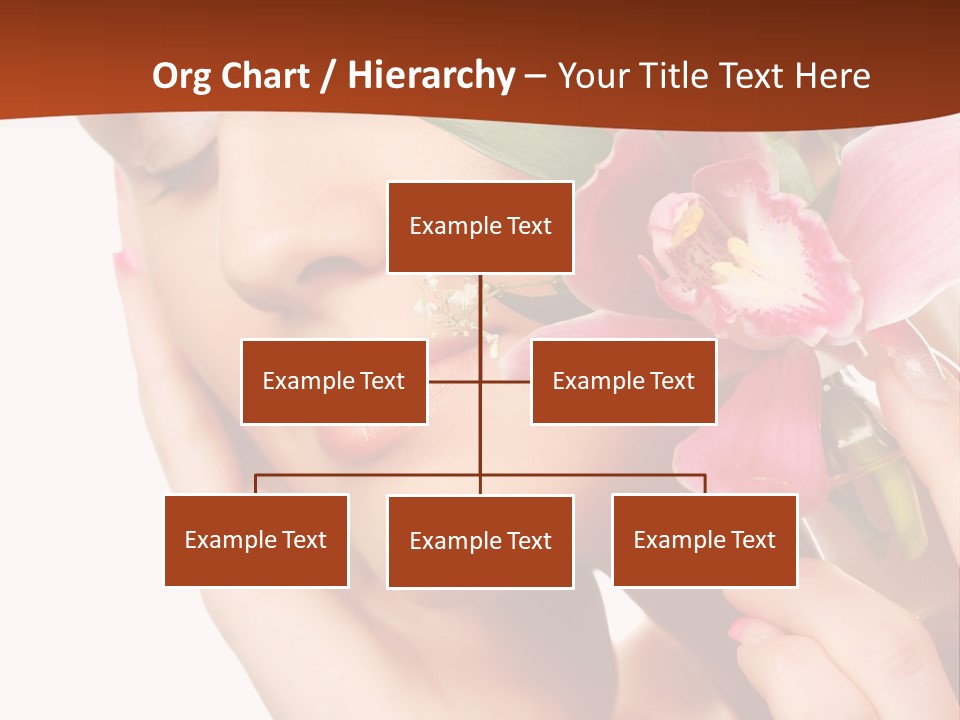 Nature Clean Orchid PowerPoint Template