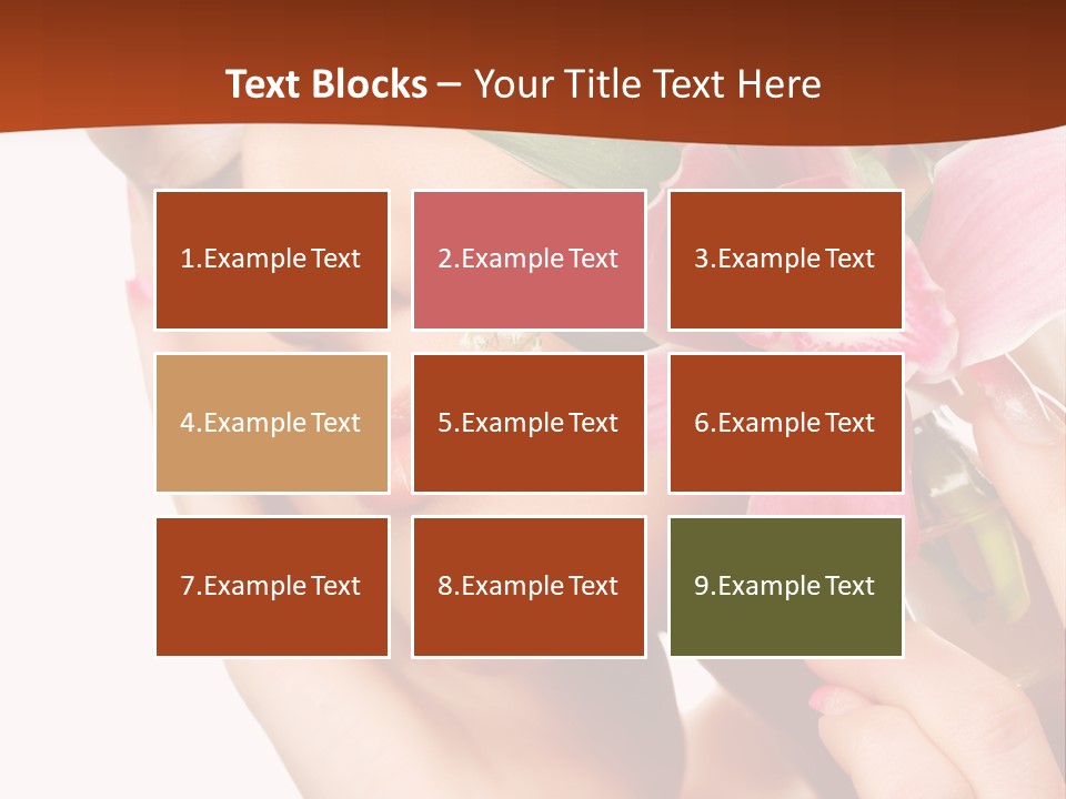 Nature Clean Orchid PowerPoint Template