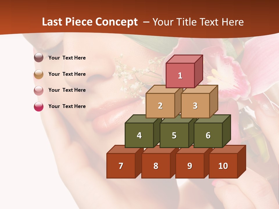 Nature Clean Orchid PowerPoint Template