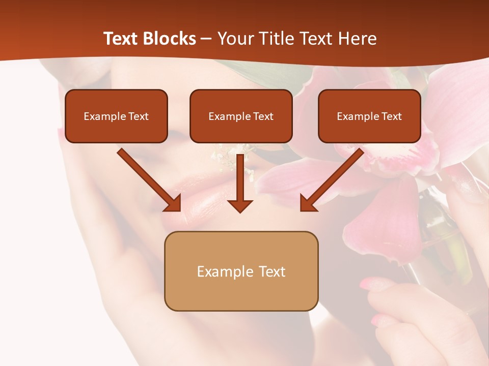 Nature Clean Orchid PowerPoint Template