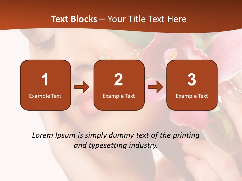 Nature Clean Orchid PowerPoint Template