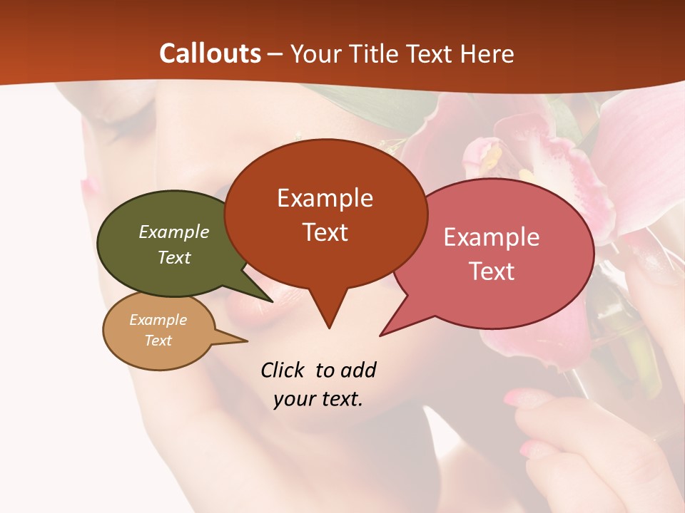 Nature Clean Orchid PowerPoint Template