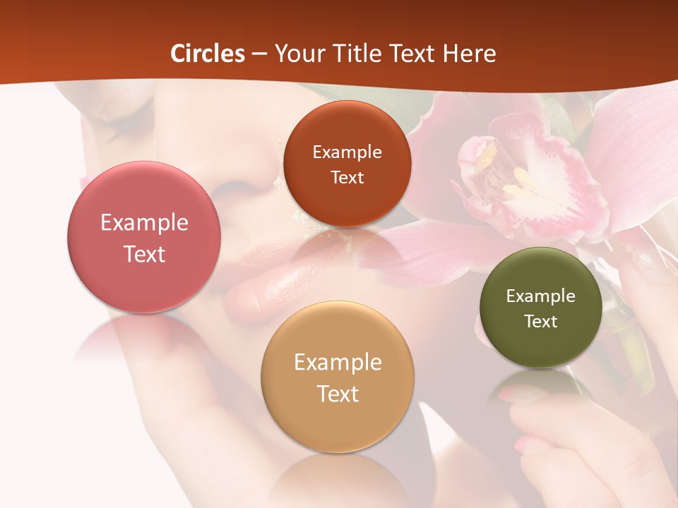 Nature Clean Orchid PowerPoint Template