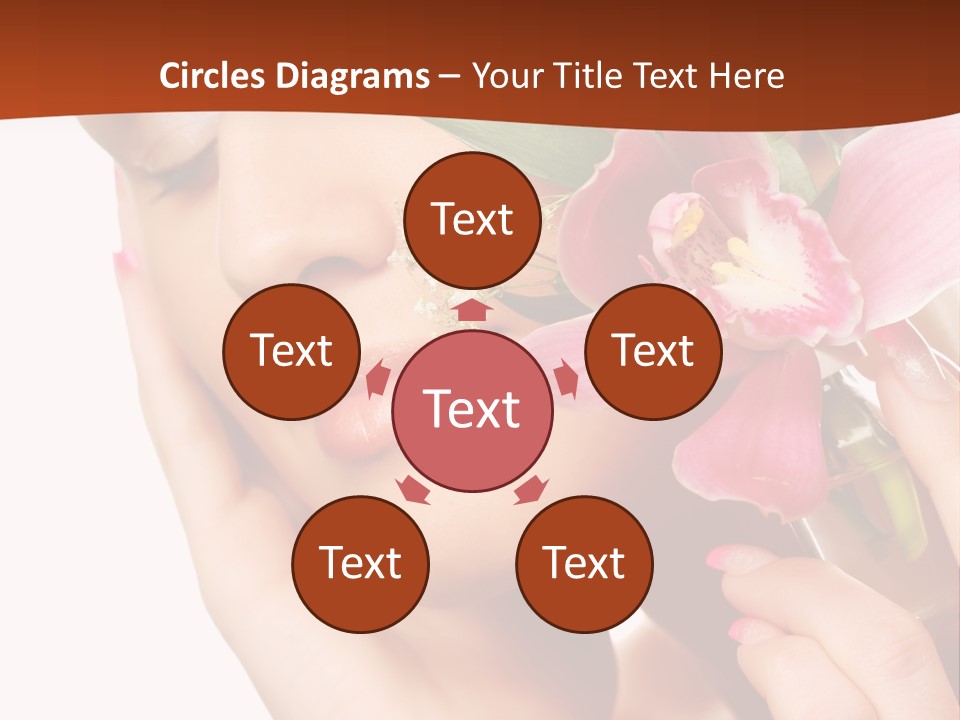 Nature Clean Orchid PowerPoint Template