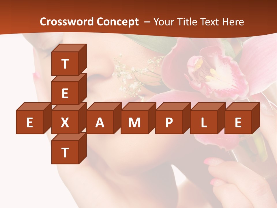 Nature Clean Orchid PowerPoint Template