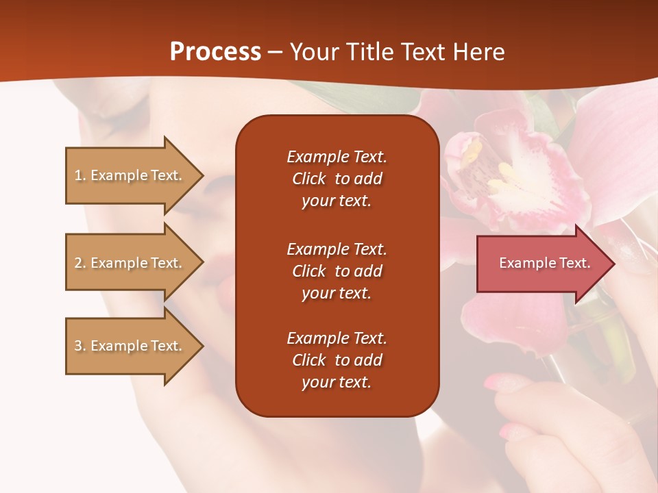 Nature Clean Orchid PowerPoint Template