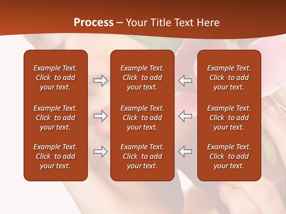 Nature Clean Orchid PowerPoint Template