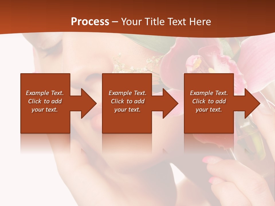 Nature Clean Orchid PowerPoint Template