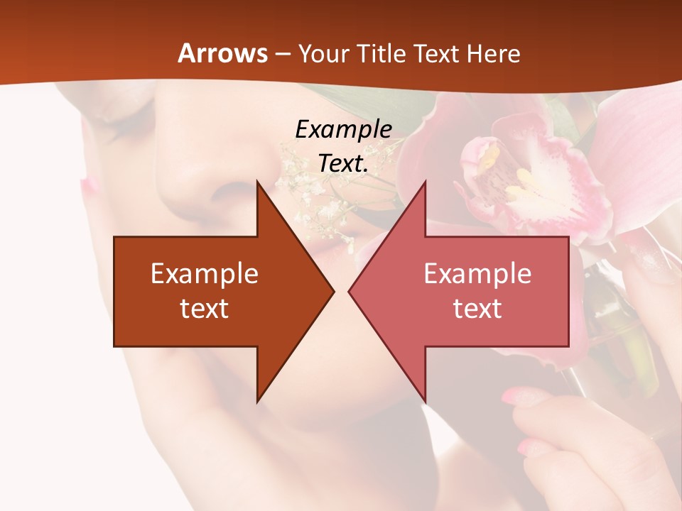 Nature Clean Orchid PowerPoint Template