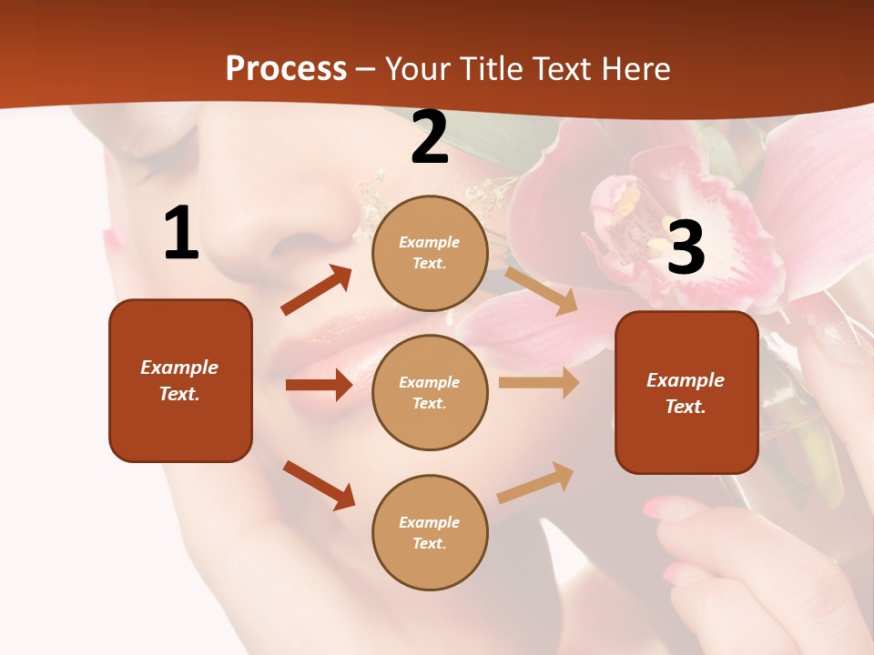 Nature Clean Orchid PowerPoint Template