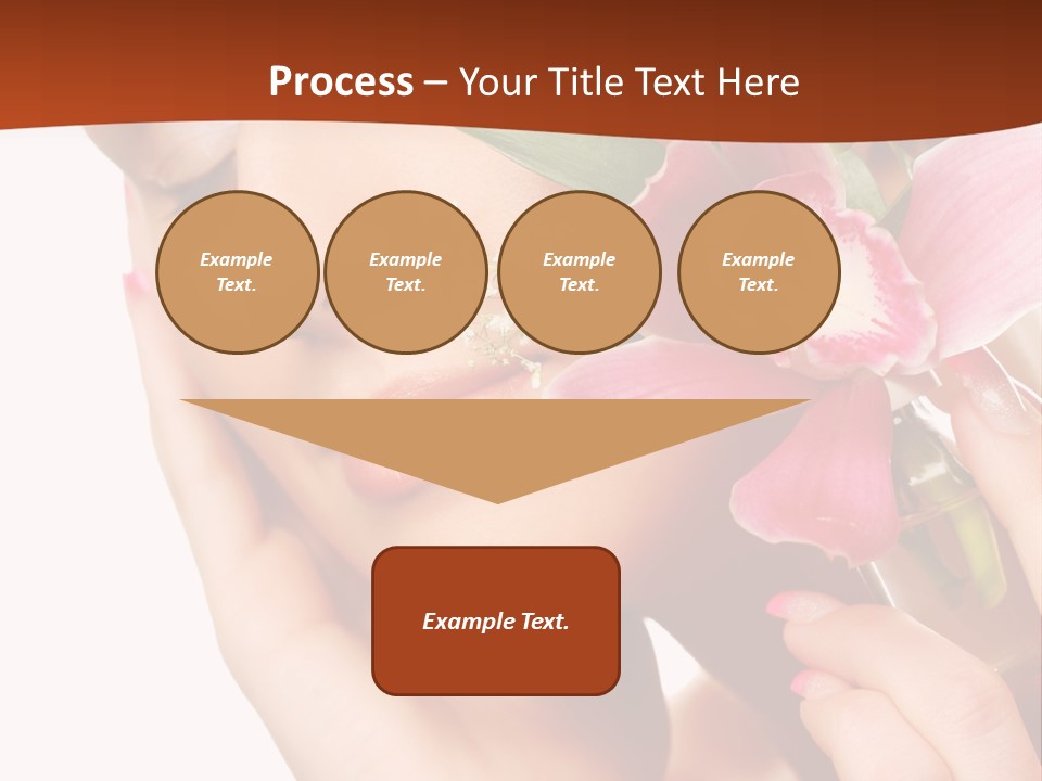 Nature Clean Orchid PowerPoint Template