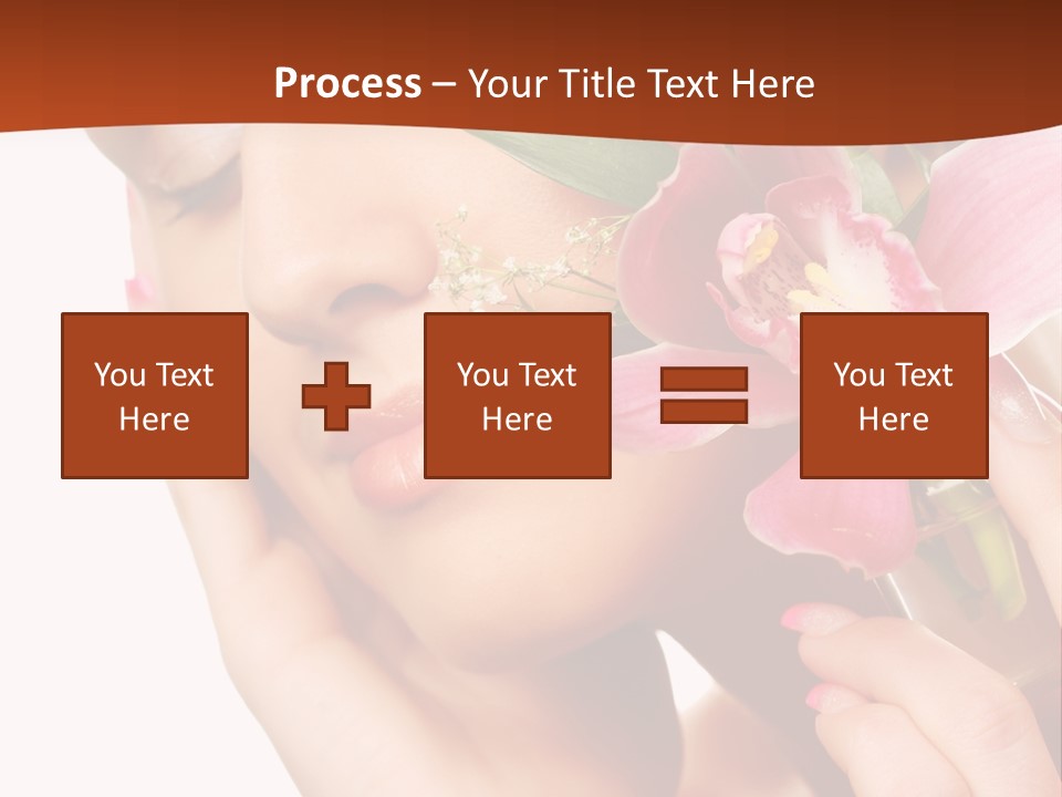 Nature Clean Orchid PowerPoint Template