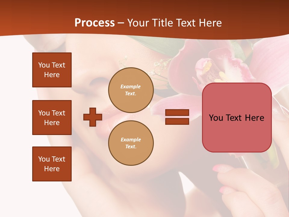Nature Clean Orchid PowerPoint Template