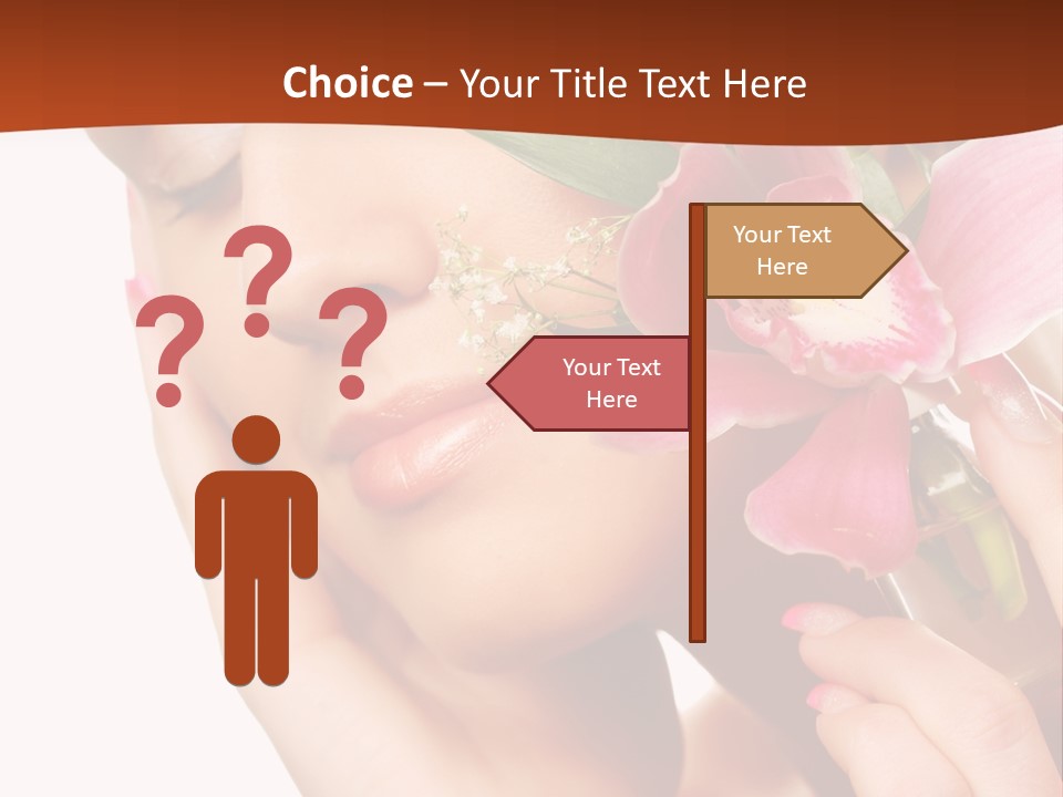 Nature Clean Orchid PowerPoint Template