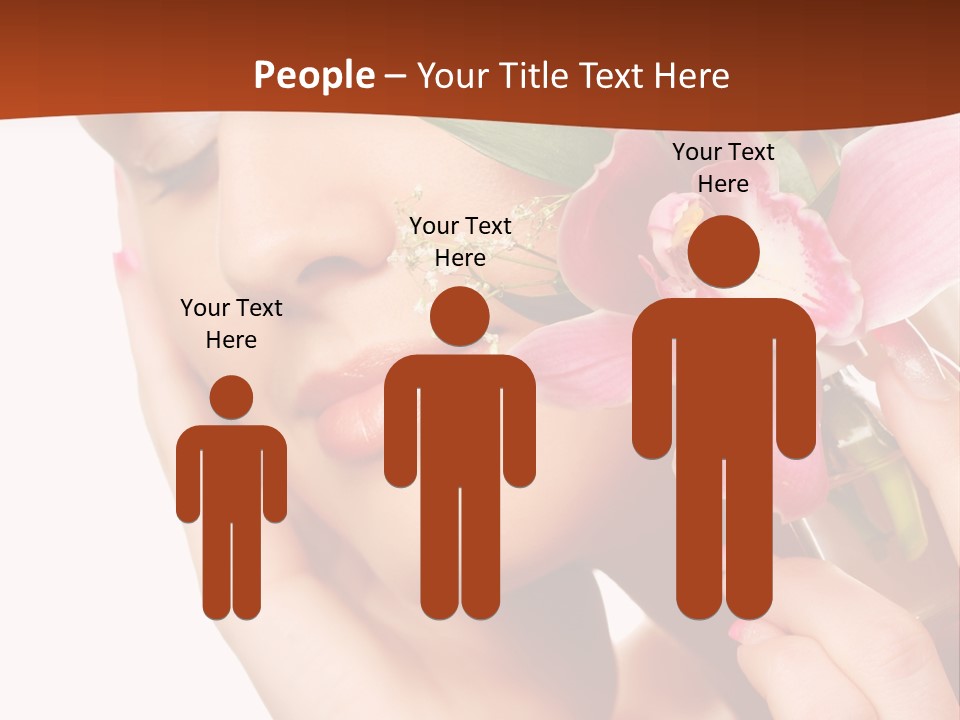 Nature Clean Orchid PowerPoint Template