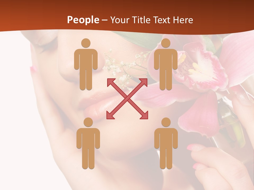 Nature Clean Orchid PowerPoint Template