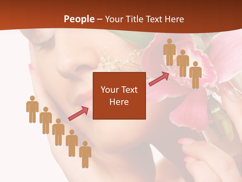 Nature Clean Orchid PowerPoint Template