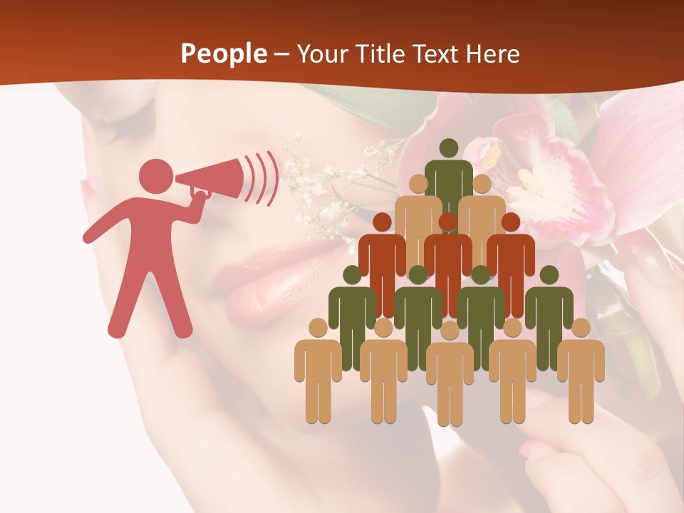 Nature Clean Orchid PowerPoint Template