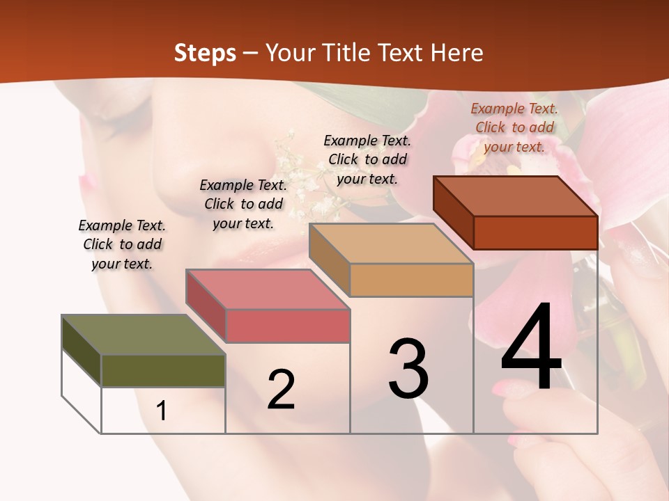 Nature Clean Orchid PowerPoint Template