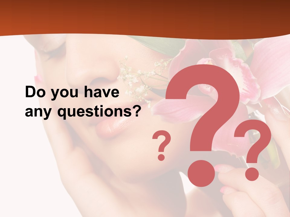 Nature Clean Orchid PowerPoint Template