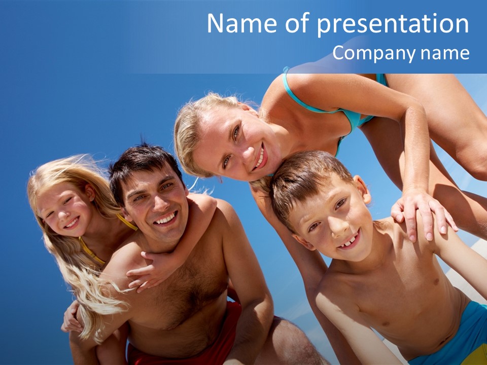 Kids Summer Vacation PowerPoint Template