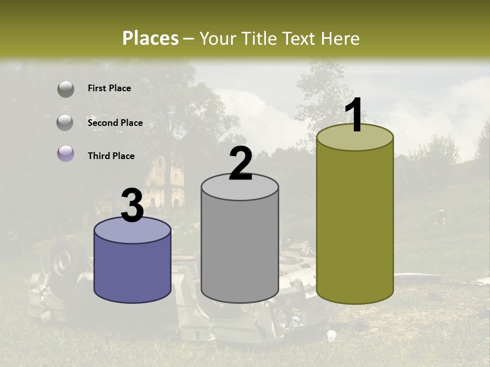 Car Wreck PowerPoint Template