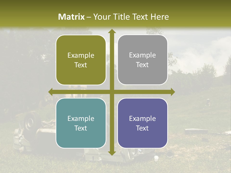 Car Wreck PowerPoint Template