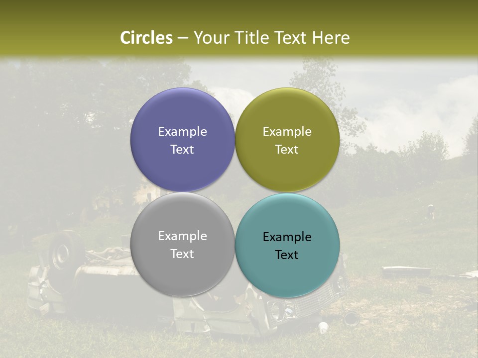 Car Wreck PowerPoint Template