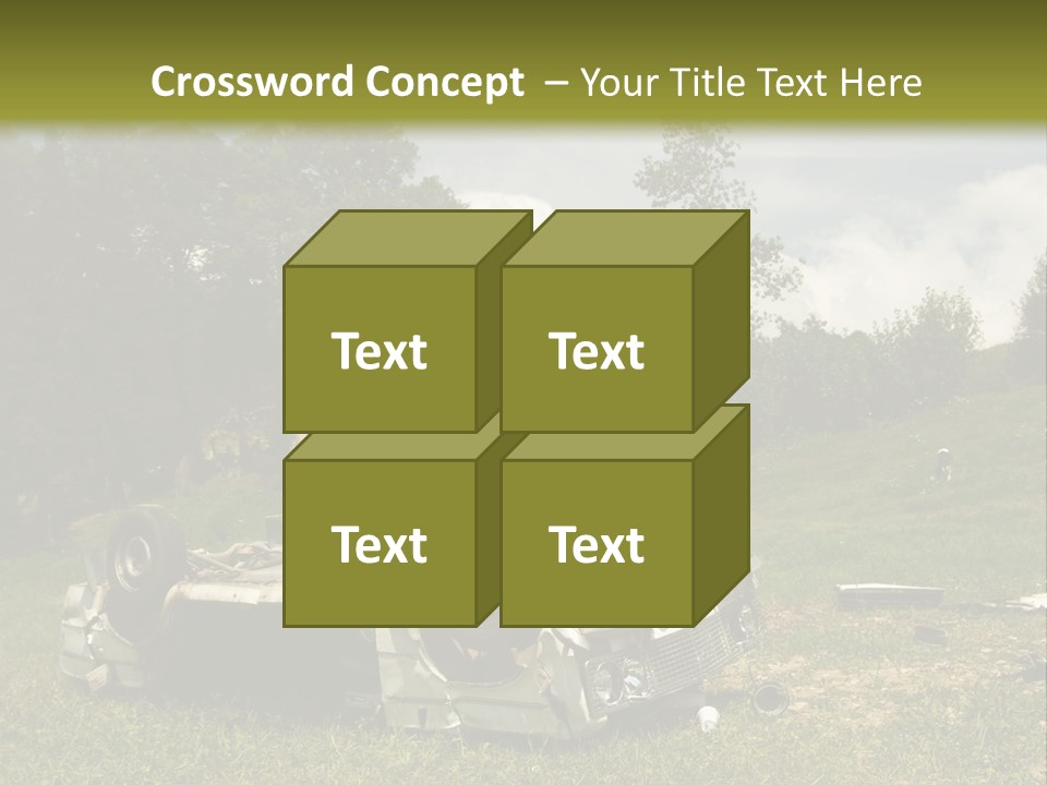 Car Wreck PowerPoint Template