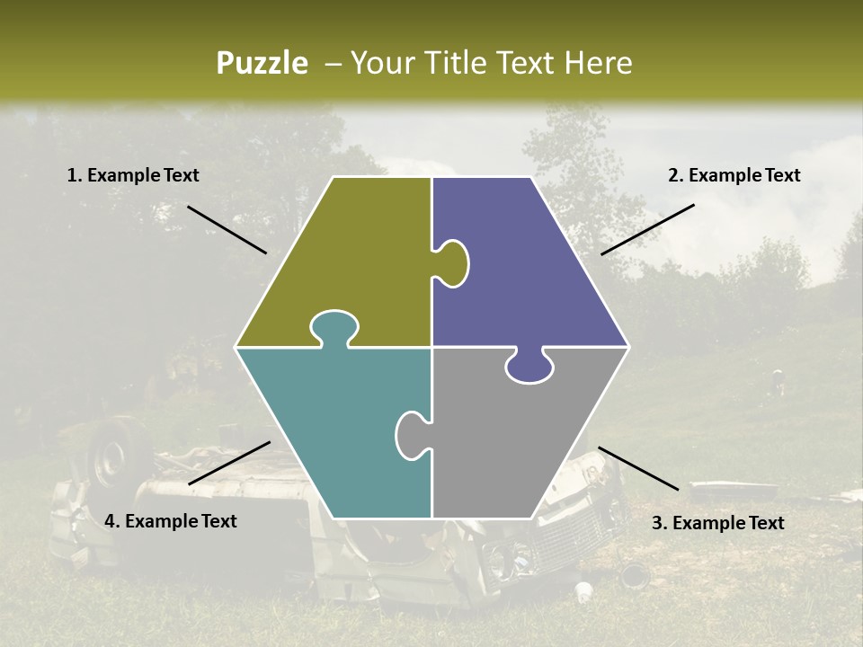 Car Wreck PowerPoint Template