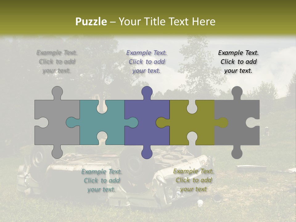 Car Wreck PowerPoint Template