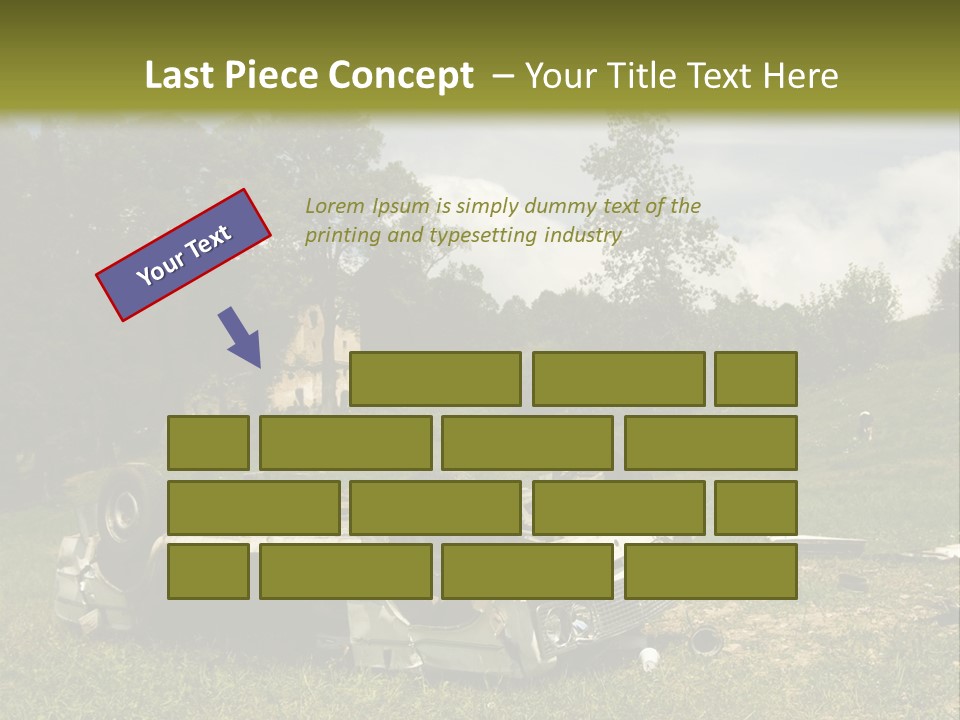 Car Wreck PowerPoint Template