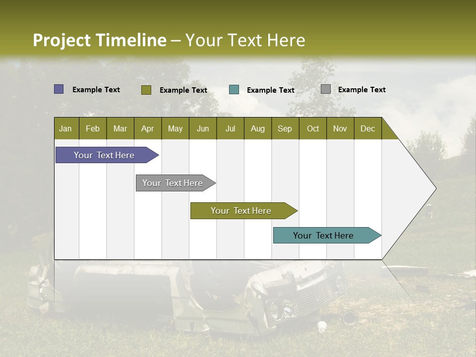 Car Wreck PowerPoint Template