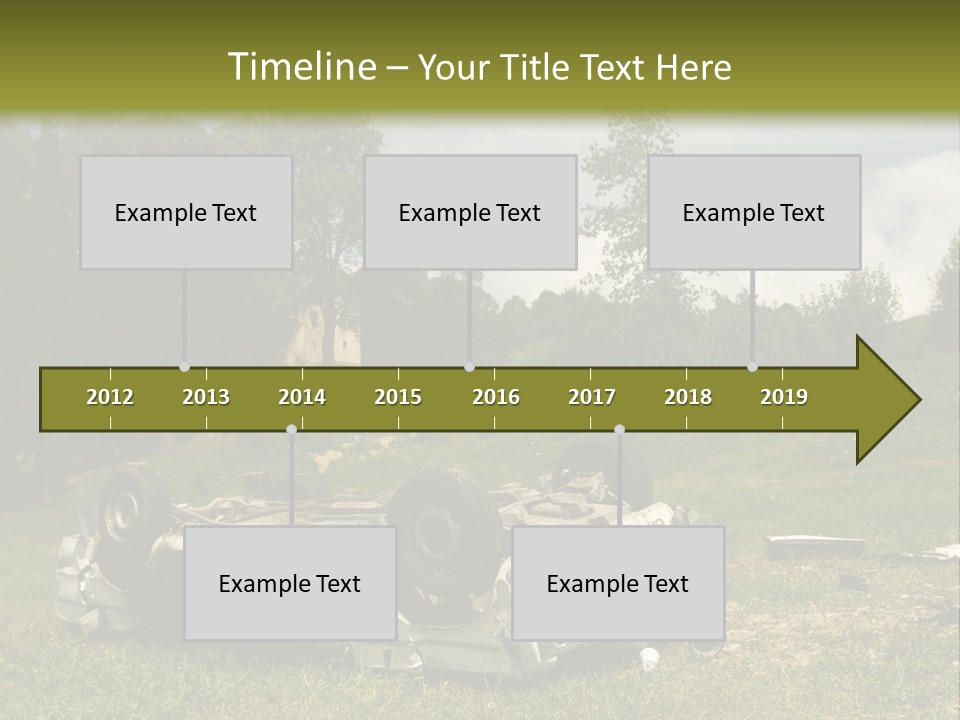 Car Wreck PowerPoint Template