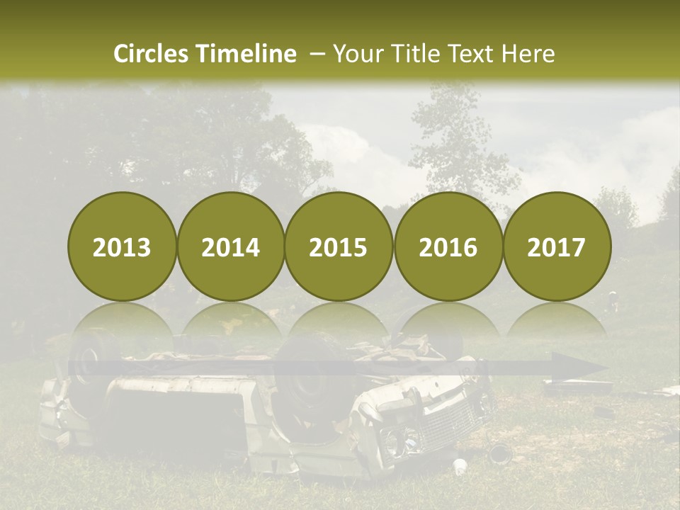 Car Wreck PowerPoint Template
