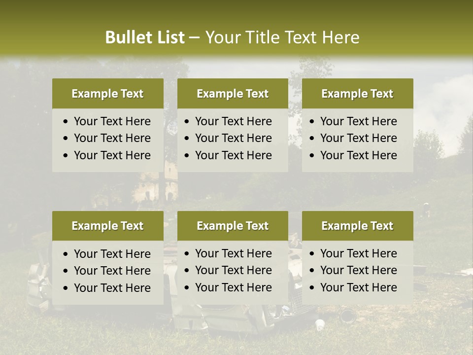 Car Wreck PowerPoint Template