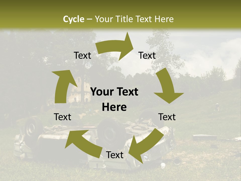 Car Wreck PowerPoint Template