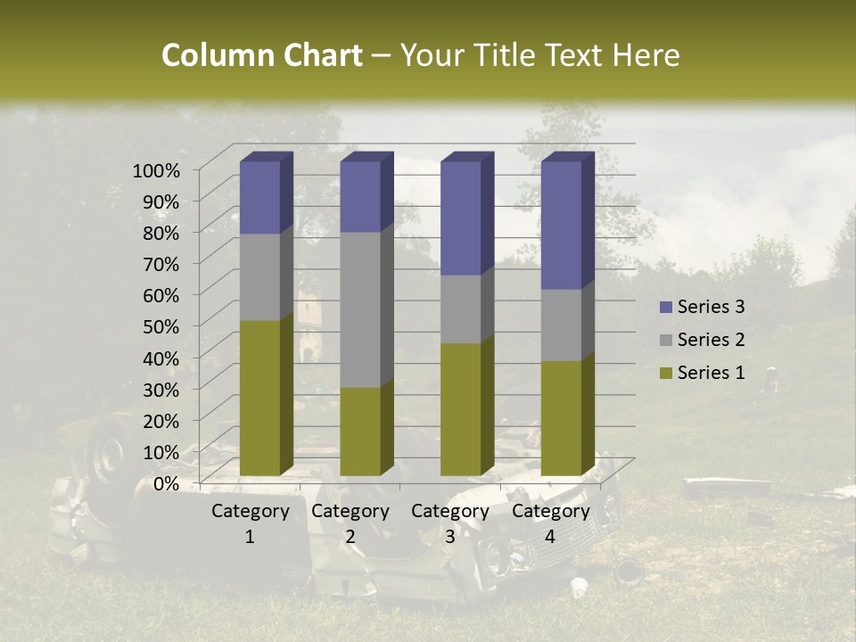 Car Wreck PowerPoint Template
