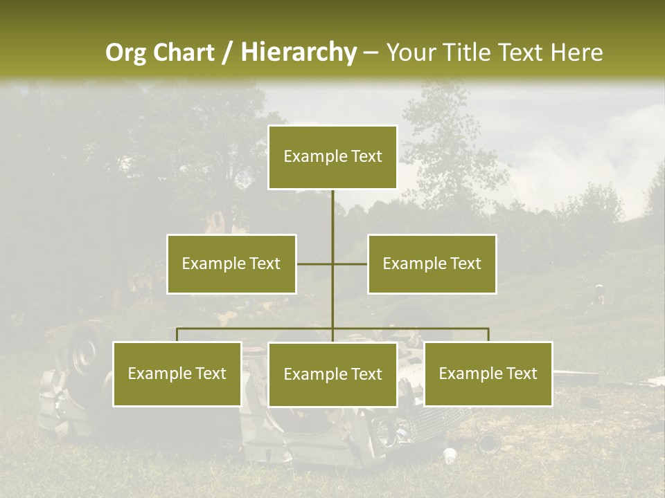 Car Wreck PowerPoint Template