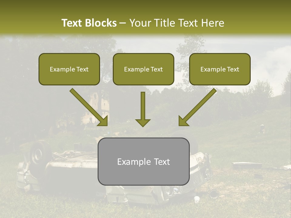 Car Wreck PowerPoint Template