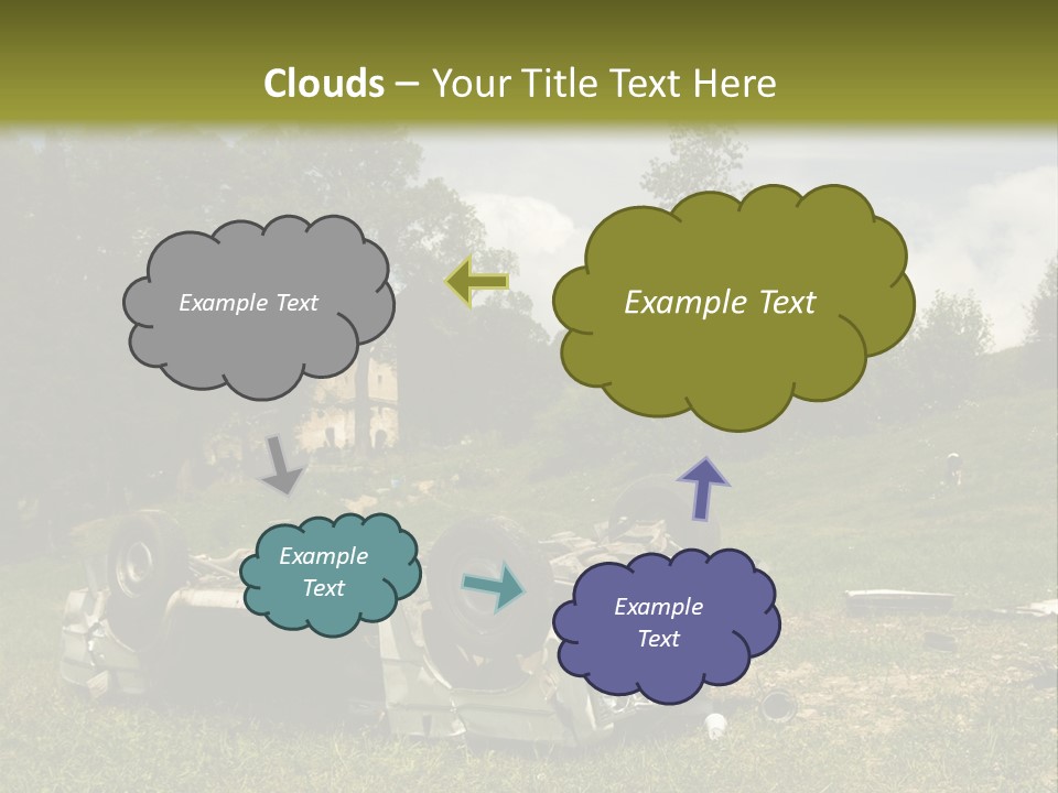 Car Wreck PowerPoint Template