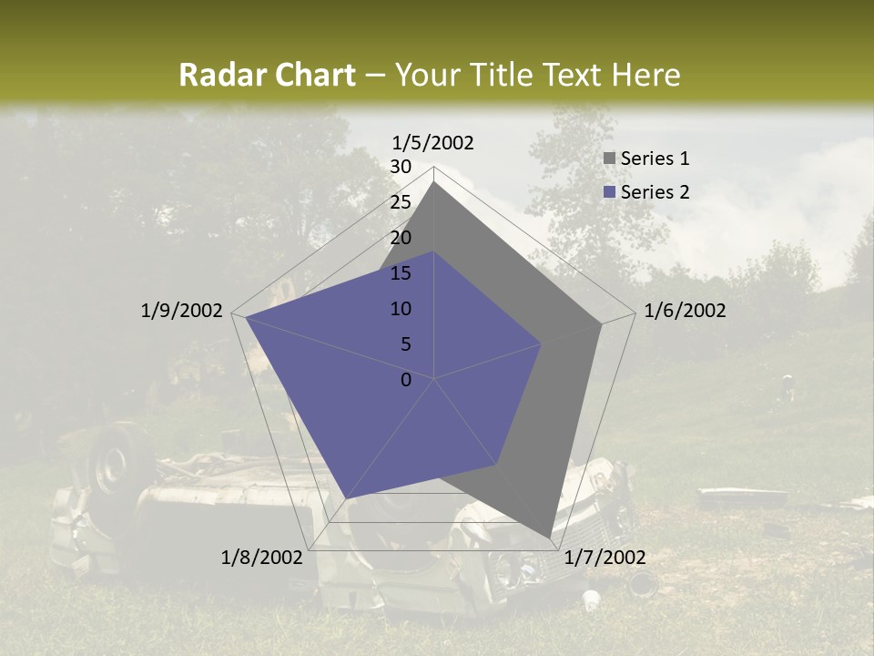 Car Wreck PowerPoint Template